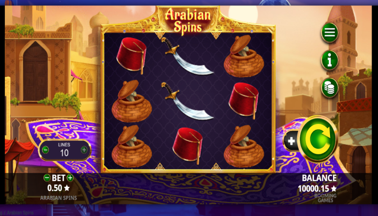 Arabian Spins (Booming Games)